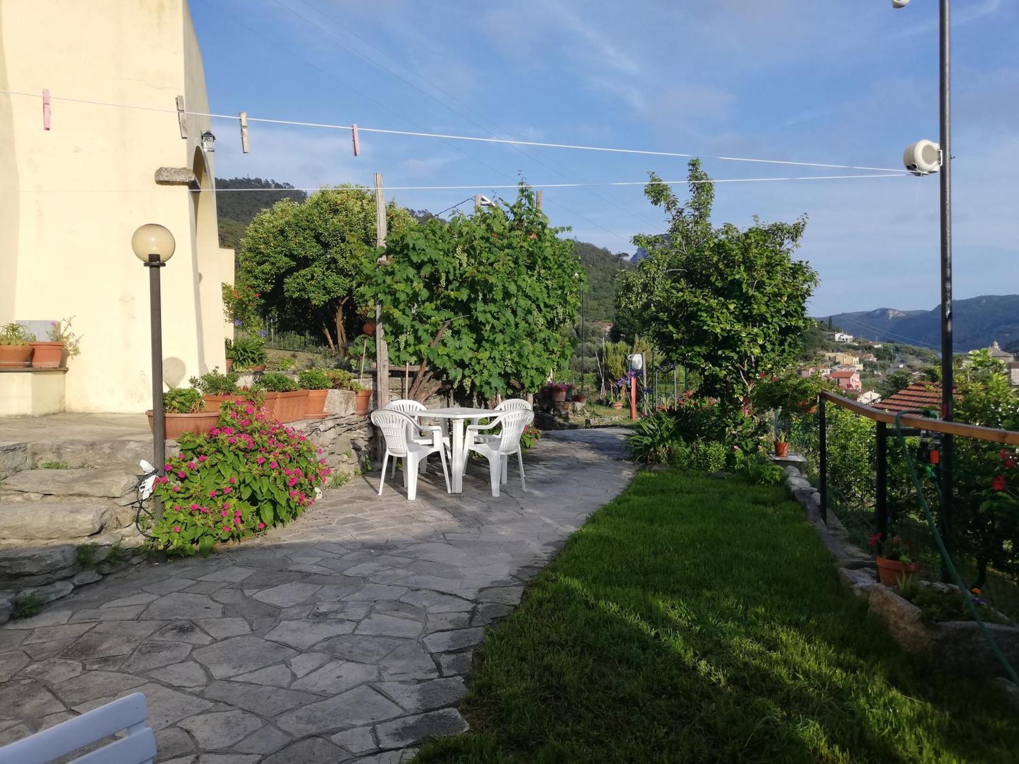 A Ca' Du Risso - Appartamento - Sea & Outdoor For Families, Bikers And Climbers Calice Ligure Экстерьер фото